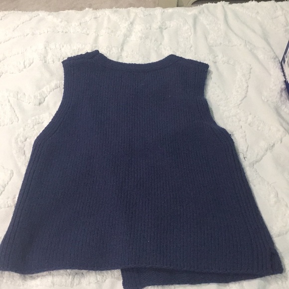 Anthropologie asymmetrical fringe / tassel knit - Picture 7 of 15